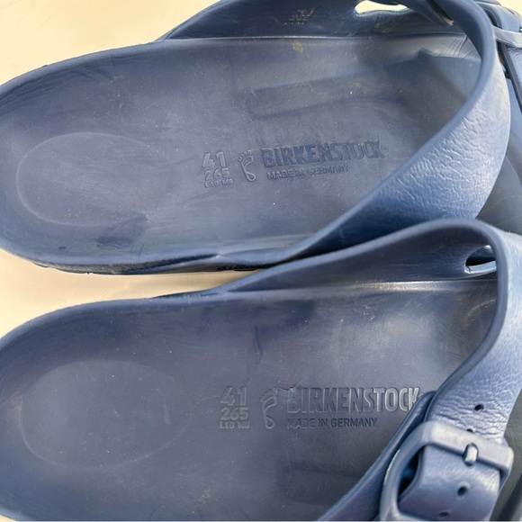 Birkenstock Arizona Navy Blue EVA Water Sandals Size 41 - Picture 2 of 7